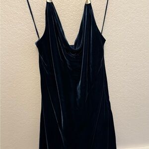 Elegant Black Velvet Dress